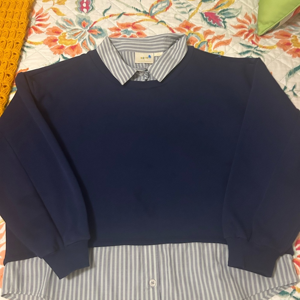 Anthropologie Cream Sweater